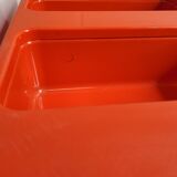 Prisunic plastic wall shelves