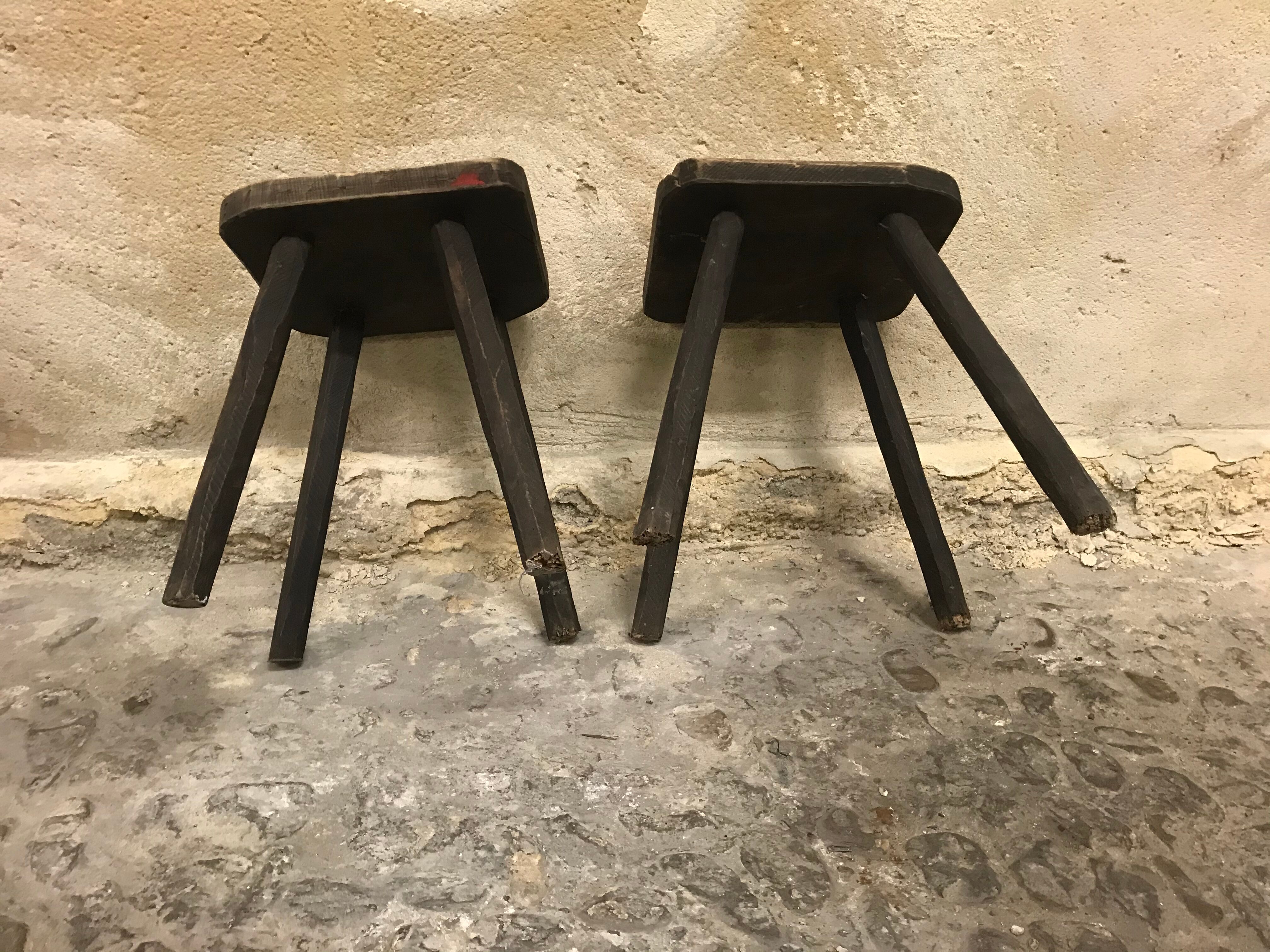 Pair of popular art stools