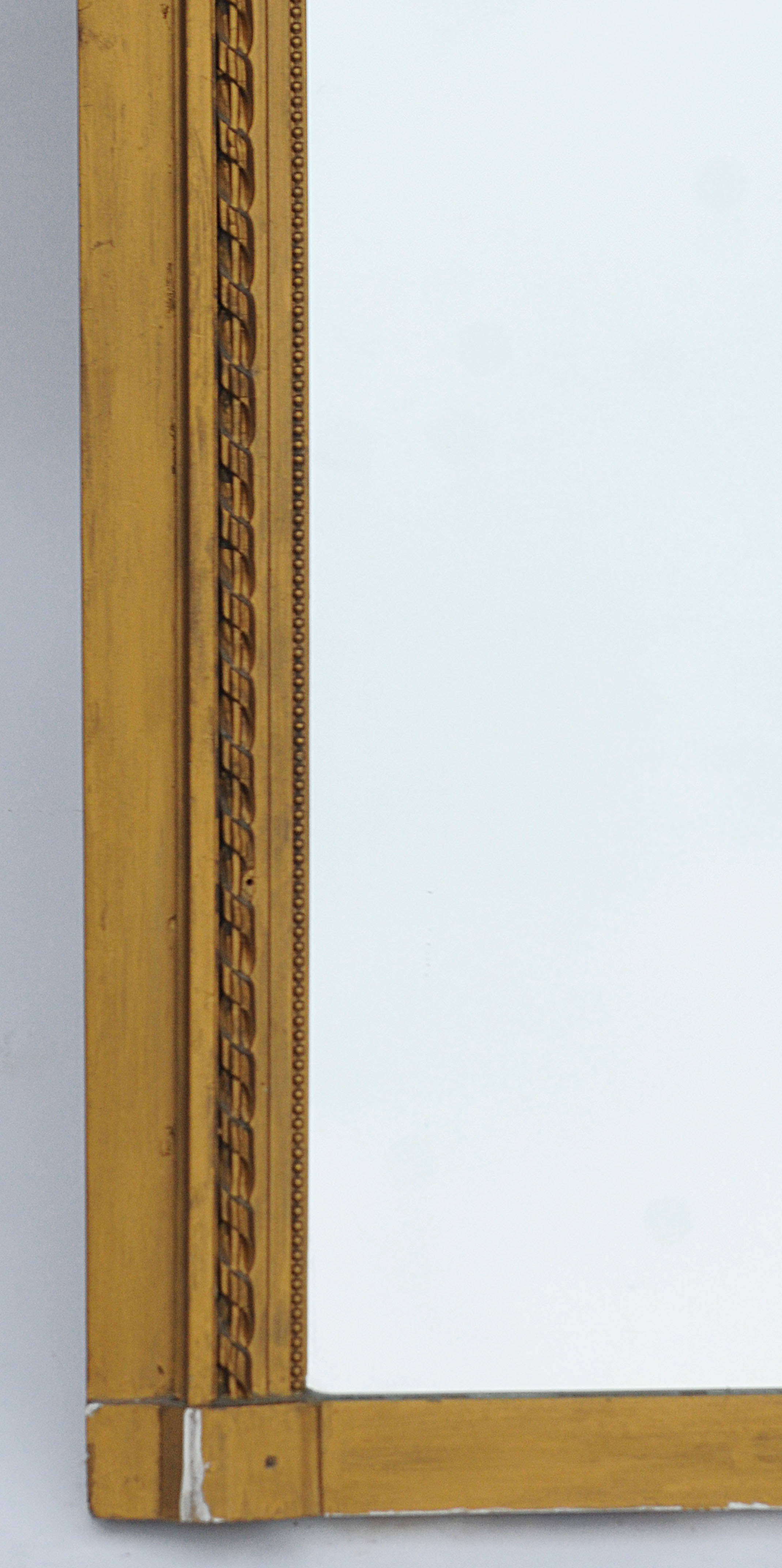 Golden wooden mirror 85x146cm