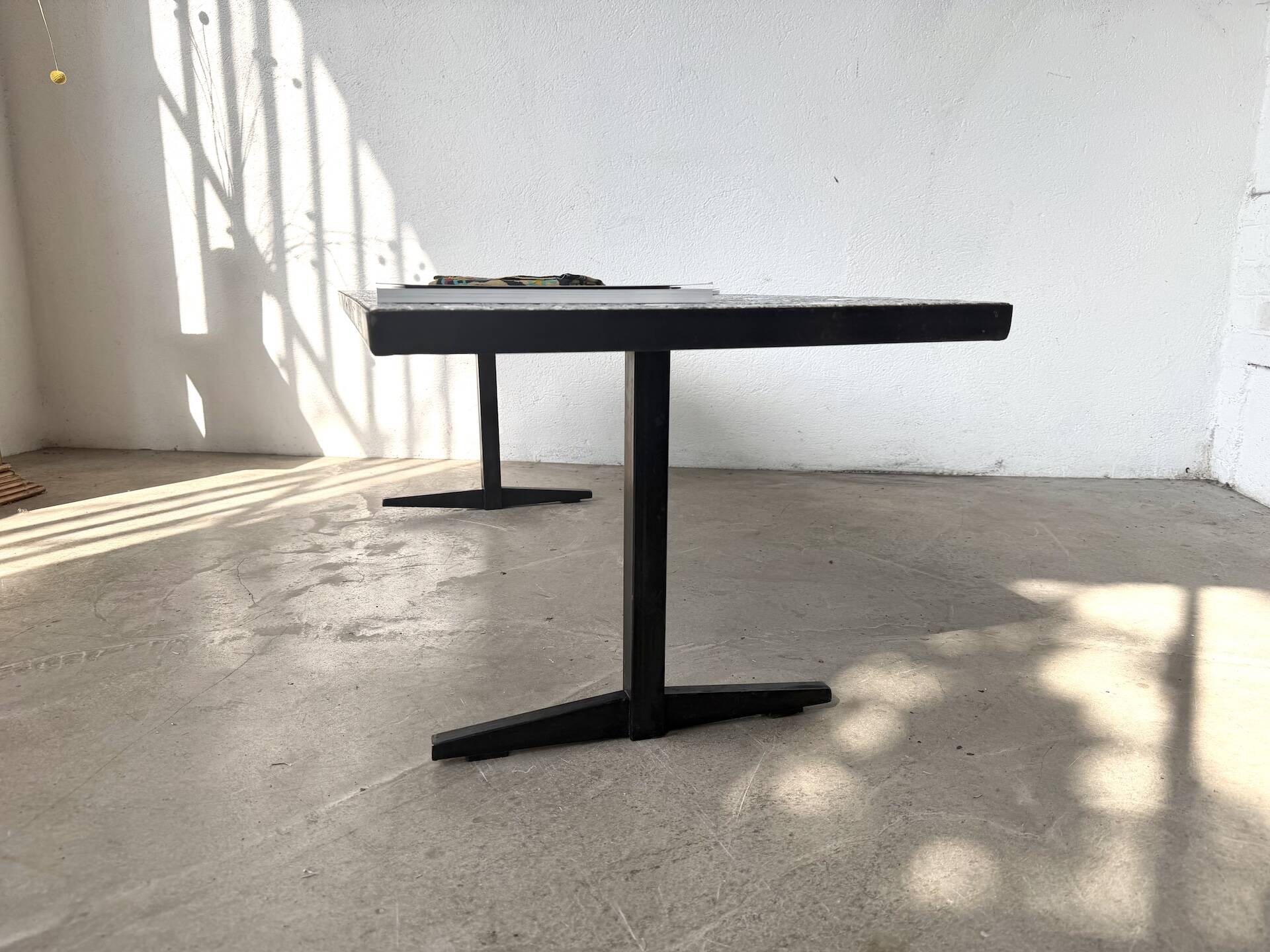 Modernist coffee table with ceramic mosaic, Lilienthal, 1960s.