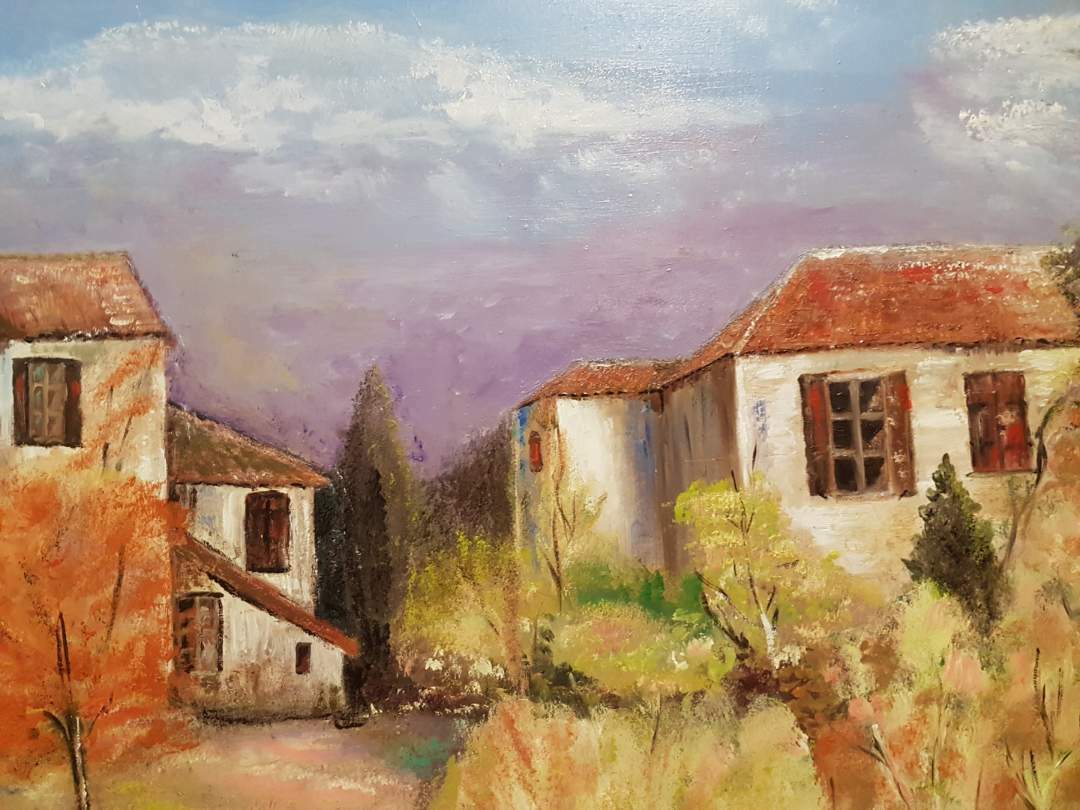 Double-sided painting, country décor and character décor