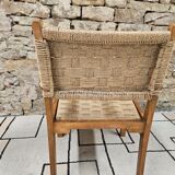 Vintage rope armchair