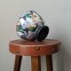 Raku ceramic bowl handmade