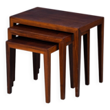 Nest Tables by Severin Hansen for Haslev Møbelsnedkeri, Denmark, 1960s, Set of 3