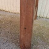 Natural wood farm bench