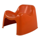 Toga armchair in orange by Sergio Mazza for Artemide, 1960