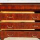 Antique mahogany chest of drawers with white marble.