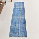 2x6 soft blue vintage runner rug, 53x198cm