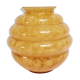 Clichy glass round vase