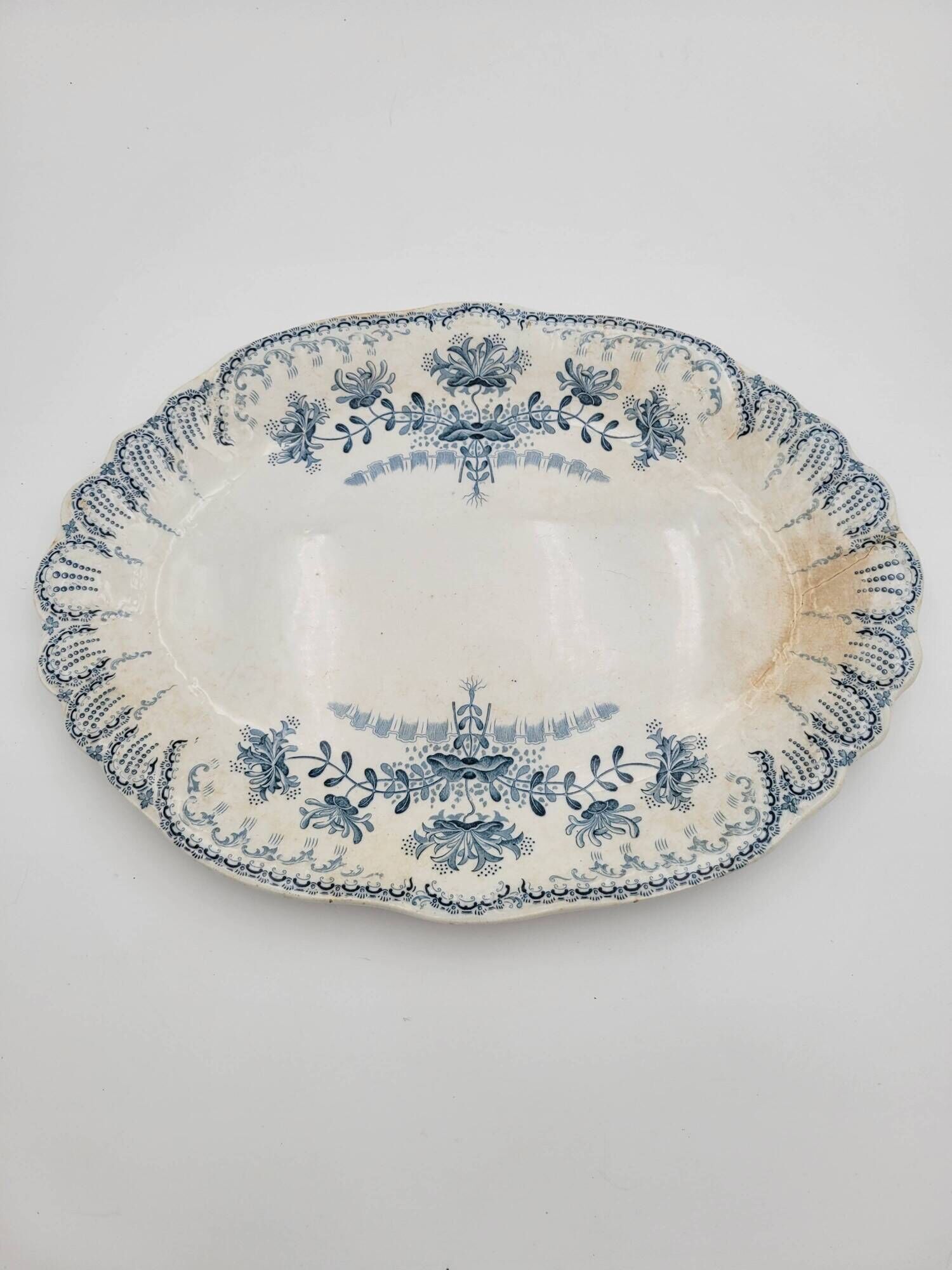 Amefa Régence - Plat Ovale 35 X 20 Cm En Inox - Élégance Classique Et Intemporelle