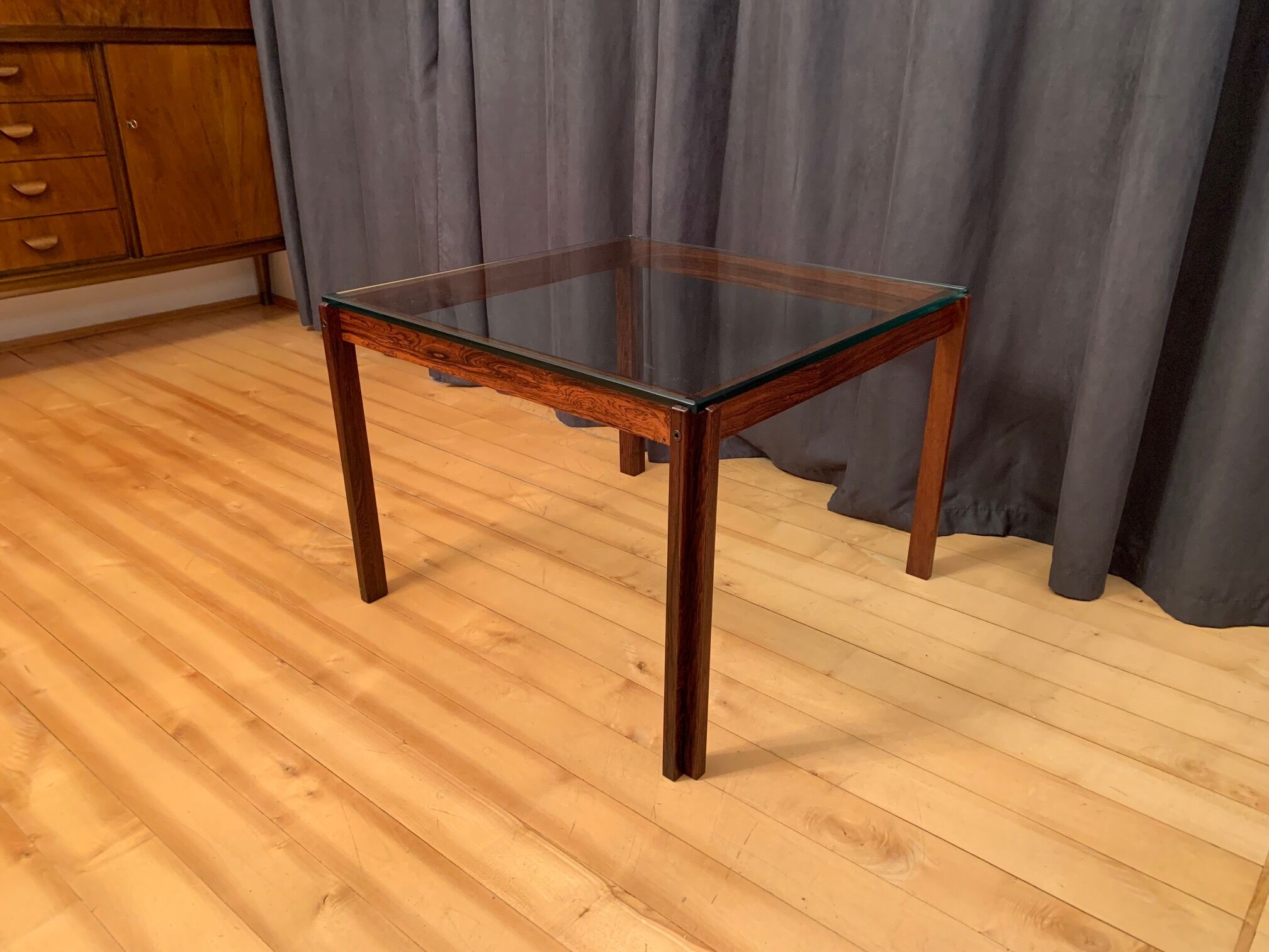 Coffee table rosewood, Denmark, 1970s
