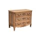 Louis XV style chest of drawers, solid raw oak, 1920.