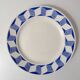 3 old mismatched vintage Badonviller earthenware dinner plates