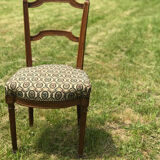 Antique chair seat upholsterer medallions