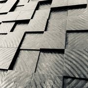 Table "Dark Matter" straw marquetry