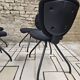 Lot 4 chaises ergonomiques design vintage