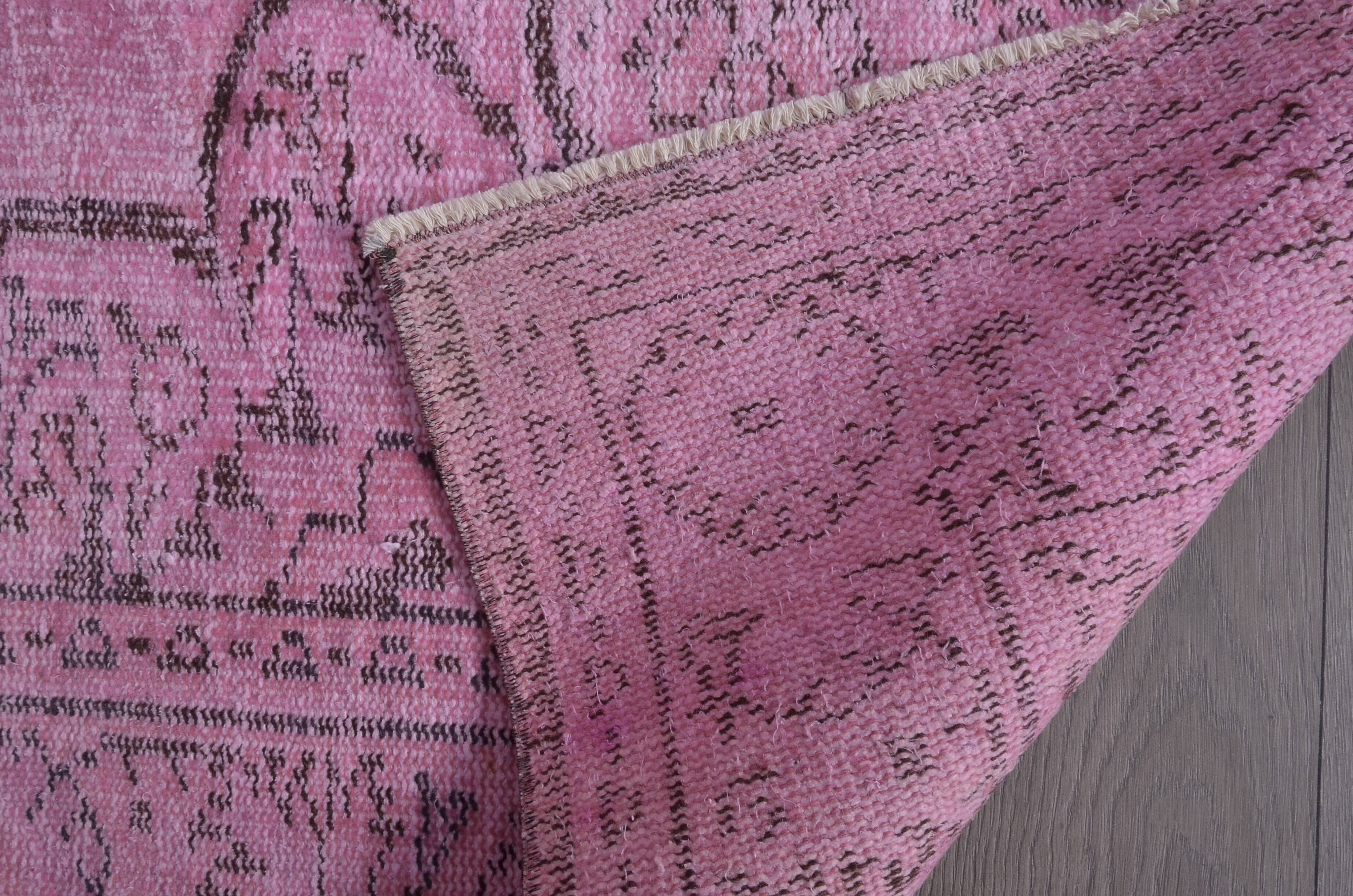 Pink Anatolian Oushak Wool Rug sku 2345