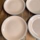 4 Villeroy & Boch vintage pink dessert plates