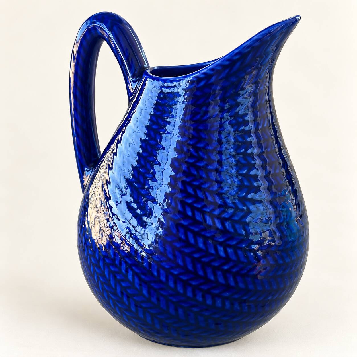 Pichet Blå Eld, Hertha Bengtson for Rörstrand, Sweden, 1950s–60s