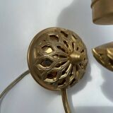 Paire d'appliques en laiton France