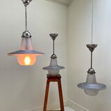 Mercurized and sandblasted glass suspension