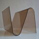 Modernist magazine holder pop space age plexiglas smokes vintage 70 years
