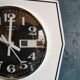 Horloge vintage pendule murale "vedette noir & blanc"
