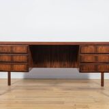 Mid-Century Model 77 Freestanding Desk in Teak from Omann Jun, 1960s