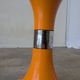 Set of 2 Orange Vintage Mushroom Stool “Jurček” by Meblo, 1960s – Space Age