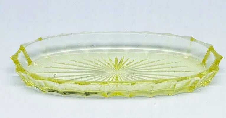 G7y lemon tray for glasses art deco