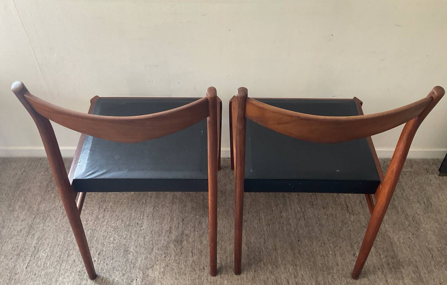 Pair of Scandinavian teak chairs, 1960s