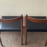 Pair of Scandinavian teak chairs from the 60s