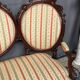 Antique baroque canapé. Mahogany, carved.