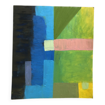 Oil on paper