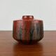 Brutalist studio pottery vase by Lu and Gerd Grove, 1964.