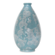 Turquoise blue porcelain vase