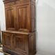 Two-body buffet in solid walnut, Louis Philippe style, 19th century.