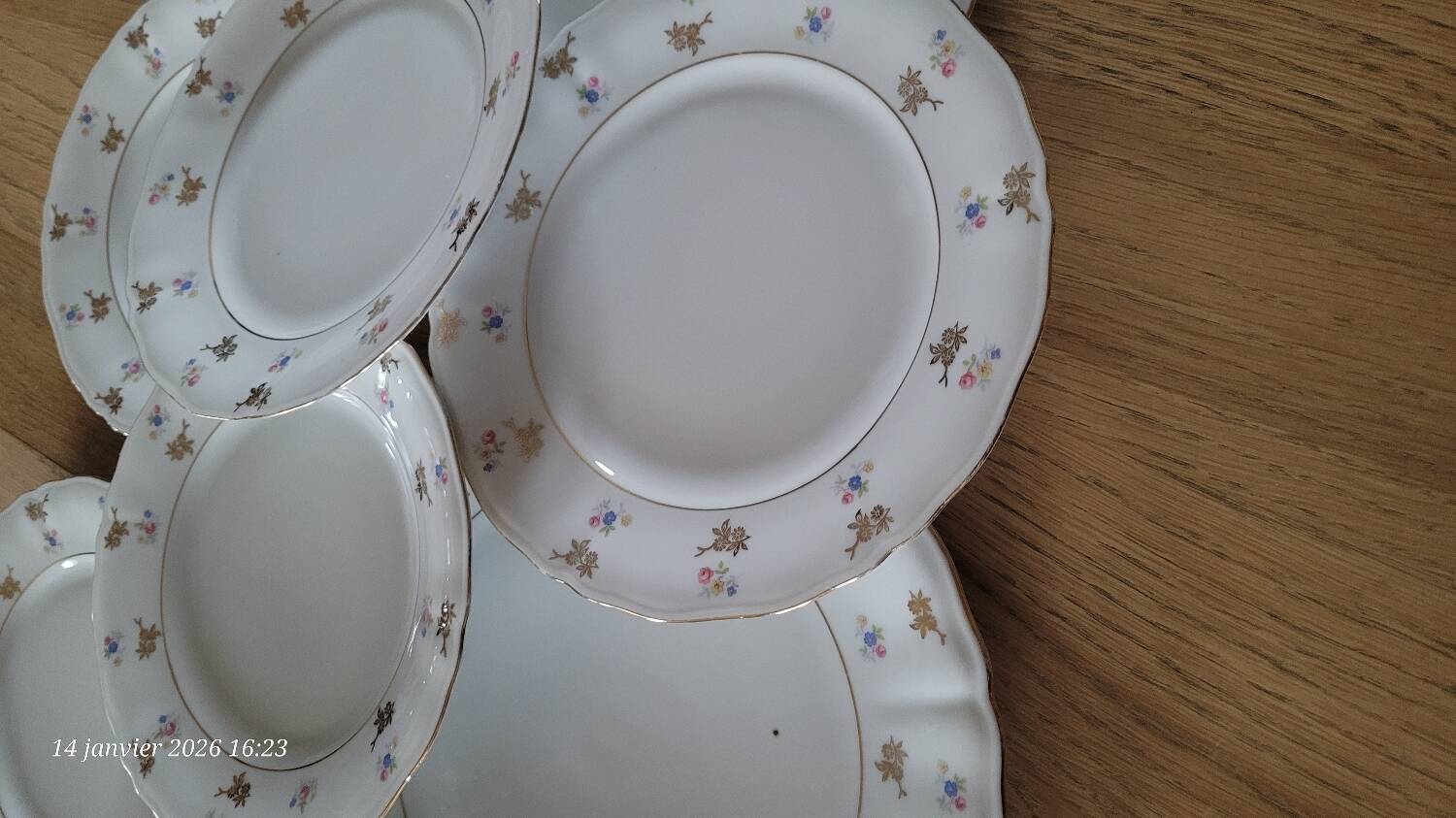 Antique dessert service