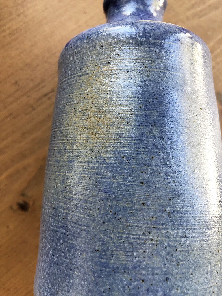 Blue handmade vase