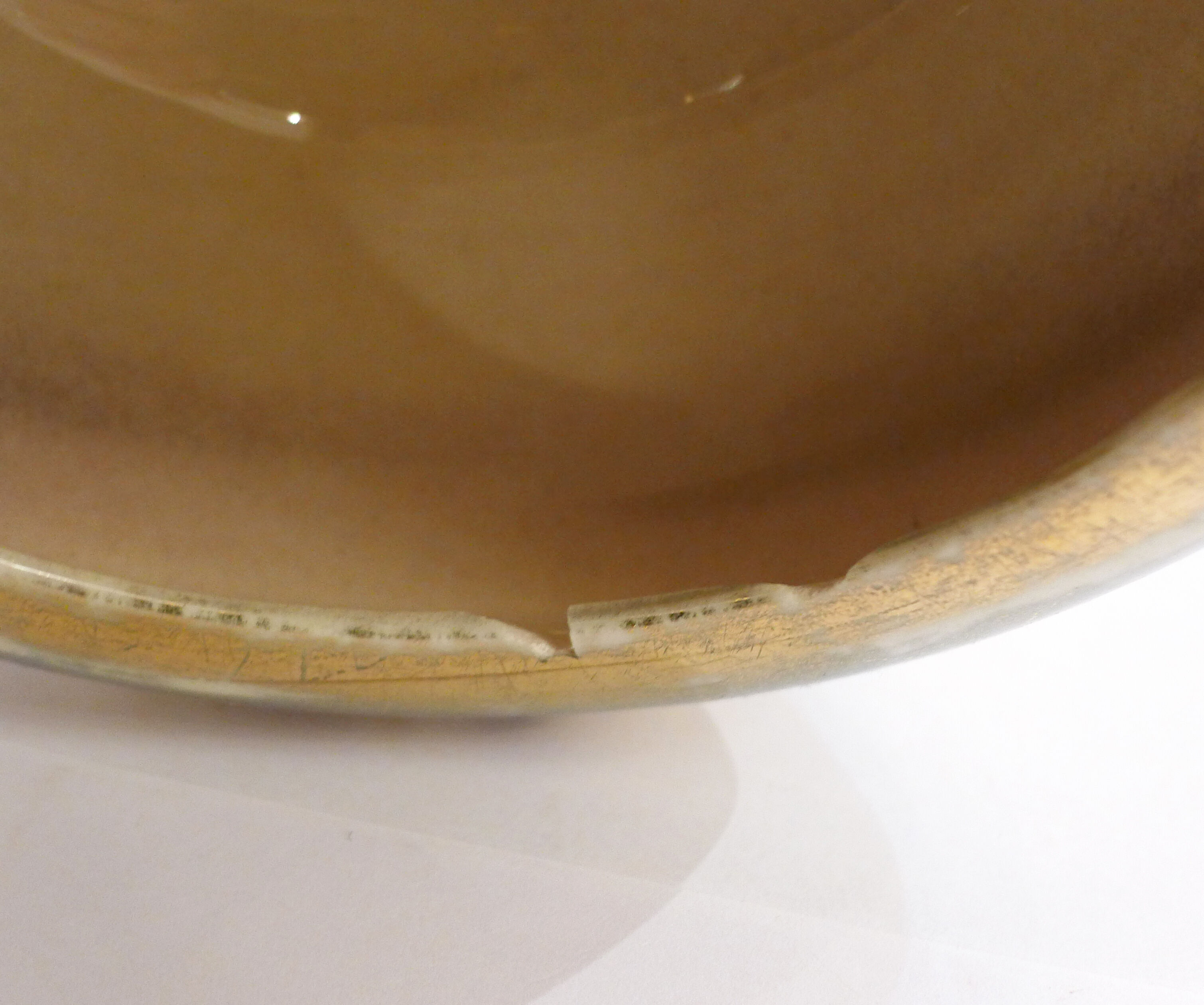 Gold & silver specid earthenware jewellery box