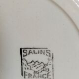 Eight earthenware plates from salins 50s