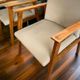 Suite de 2 fauteuils vintage / assises simples / assises club