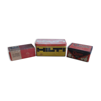 Set of 3 advertising boxes