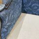 Louis XV style sofa from the 70s in beech, feather seat cushions