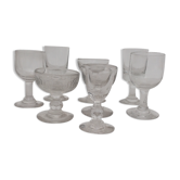 Lot anciens verres
