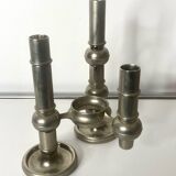 Set of 3 Stoff Candleholders 12 pieces
