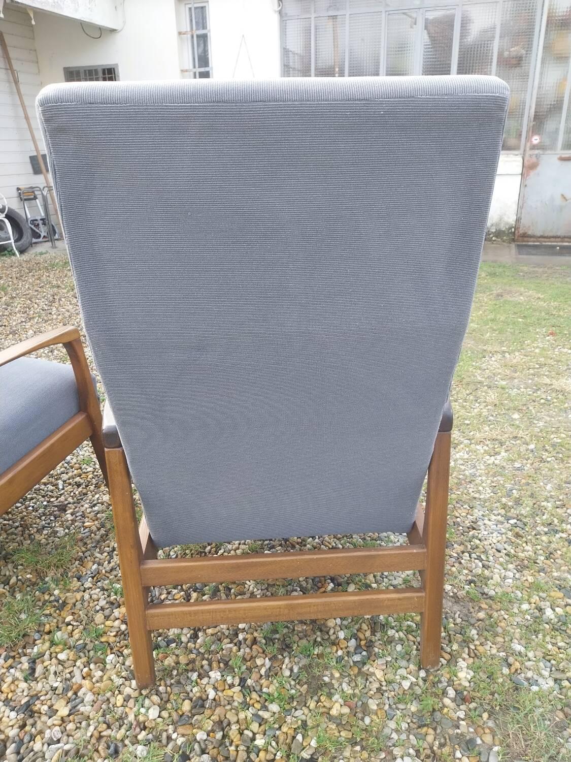 Scandinavian chaise longue armchair