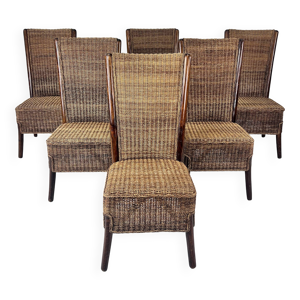 lot 6 chaises salle