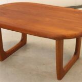 Holstebro vintage deense teak salontafel 'Oksby'
