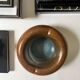 Glass trinket tray, Master glassmaker Werner Manesse, design 1970